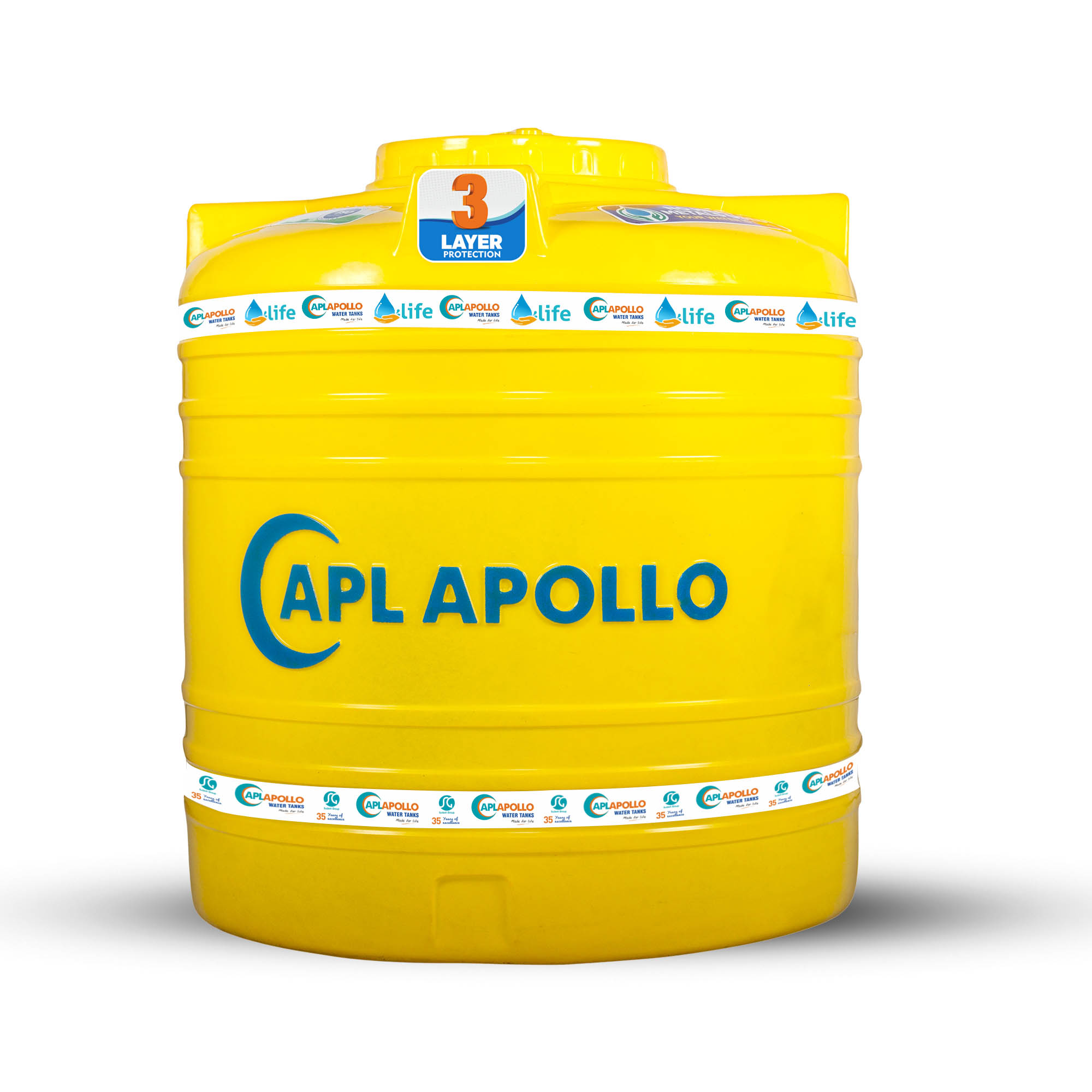 Life Yellow Water Tanks